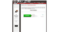 Desktop Screenshot of manlinesstest.com