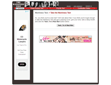 Tablet Screenshot of manlinesstest.com